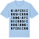 Blue Soul t-shirt med Garpenbergs Herrgård ordlek t-shirt
