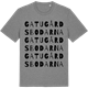 Mid Heather Gray t-shirt med Gatugårdsbodarna ordlek t-shirt