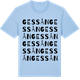 Blue Soul t-shirt med Gessån ordlek t-shirt