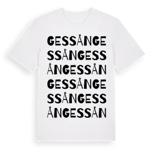Gessån ordlek t-shirt – ekologisk bomull t-shirt från Pinshirt