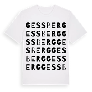 Gessberg ordlek t-shirt – ekologisk bomull t-shirt från Pinshirt