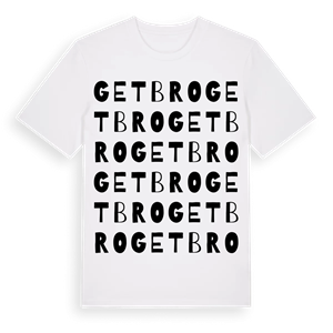 Getbro ordlek t-shirt – ekologisk bomull t-shirt från Pinshirt