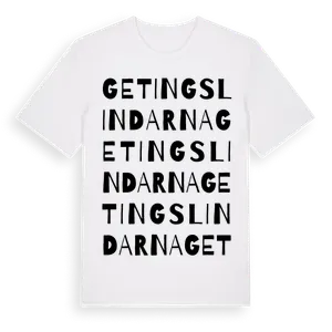 Getingslindarna ordlek t-shirt – ekologisk bomull t-shirt från Pinshirt