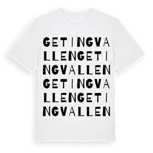 Getingvallen ordlek t-shirt – ekologisk bomull t-shirt från Pinshirt