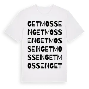 Getmossen ordlek t-shirt – ekologisk bomull t-shirt från Pinshirt