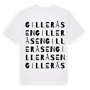 Gilleråsen ordlek t-shirt – ekologisk bomull t-shirt från Pinshirt