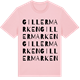 Pink Cotton t-shirt med Gillermarken ordlek t-shirt