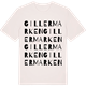 Vintage White t-shirt med Gillermarken ordlek t-shirt
