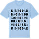 Blue Soul t-shirt med Gimbodarna ordlek t-shirt