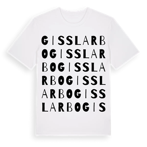 Gisslarbo ordlek t-shirt – ekologisk bomull t-shirt från Pinshirt