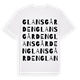 Glansgården ordlek t-shirt