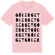 Pink Cotton t-shirt med Göberget ordlek t-shirt