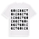 White t-shirt med Göberget ordlek t-shirt
