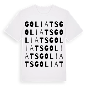 Goliats ordlek t-shirt – ekologisk bomull t-shirt från Pinshirt