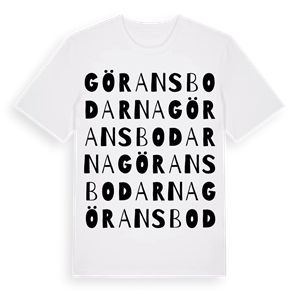 Göransbodarna ordlek t-shirt – ekologisk bomull t-shirt från Pinshirt