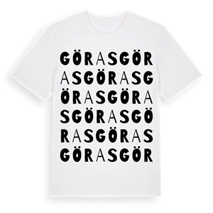 Göras ordlek t-shirt – ekologisk bomull t-shirt från Pinshirt