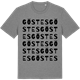 Mid Heather Gray t-shirt med Göstes ordlek t-shirt