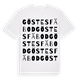 Göstes fäbod ordlek t-shirt