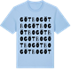 Blue Soul t-shirt med Götbo ordlek t-shirt