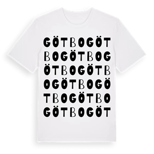 Götbo ordlek t-shirt – ekologisk bomull t-shirt från Pinshirt