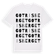 Gotrisberget ordlek t-shirt