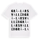 Grå-Larsvallen ordlek t-shirt