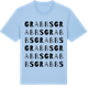 Blue Soul t-shirt med Grabbs ordlek t-shirt