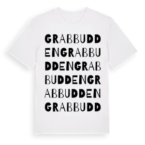 Grabbudden ordlek t-shirt – ekologisk bomull t-shirt från Pinshirt