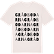 Vintage White t-shirt med Grådbodarna ordlek t-shirt