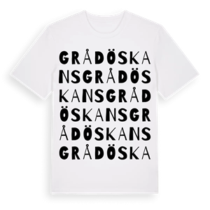 Grådö Skans ordlek t-shirt – ekologisk bomull t-shirt från Pinshirt