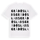 Grådö Skans ordlek t-shirt