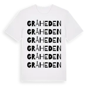 Gråheden ordlek t-shirt – ekologisk bomull t-shirt från Pinshirt