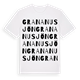 Grananusjön ordlek t-shirt