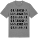 Mid Heather Gray t-shirt med Grängshammar ordlek t-shirt