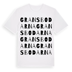 Gransbodarna ordlek t-shirt – ekologisk bomull t-shirt från Pinshirt