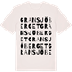 Vintage White t-shirt med Gransjöberget ordlek t-shirt