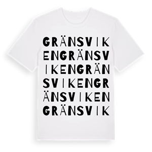 Gränsviken ordlek t-shirt – ekologisk bomull t-shirt från Pinshirt