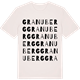 Vintage White t-shirt med Granuberg ordlek t-shirt