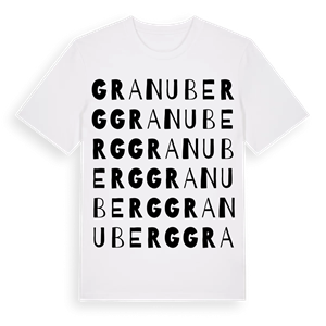 Granuberg ordlek t-shirt – ekologisk bomull t-shirt från Pinshirt