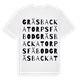 Gräsbackatorps fäbod ordlek t-shirt