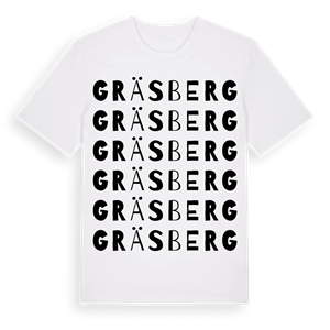 Gräsberg ordlek t-shirt – ekologisk bomull t-shirt från Pinshirt