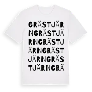 Grästjärn ordlek t-shirt – ekologisk bomull t-shirt från Pinshirt