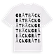 Gråtbäck ordlek t-shirt