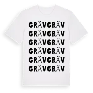 Gräv ordlek t-shirt – ekologisk bomull t-shirt från Pinshirt