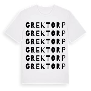 Grektorp ordlek t-shirt – ekologisk bomull t-shirt från Pinshirt