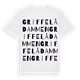 Griffelådammen ordlek t-shirt