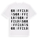 White t-shirt med Griffelnäs ordlek t-shirt