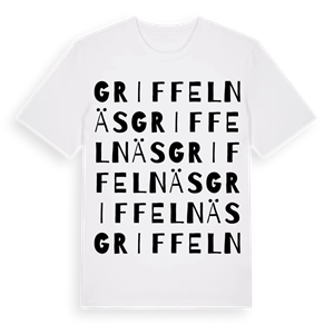 Griffelnäs ordlek t-shirt – ekologisk bomull t-shirt från Pinshirt