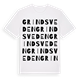 Grindsveden ordlek t-shirt