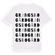 Gringsbo gård ordlek t-shirt